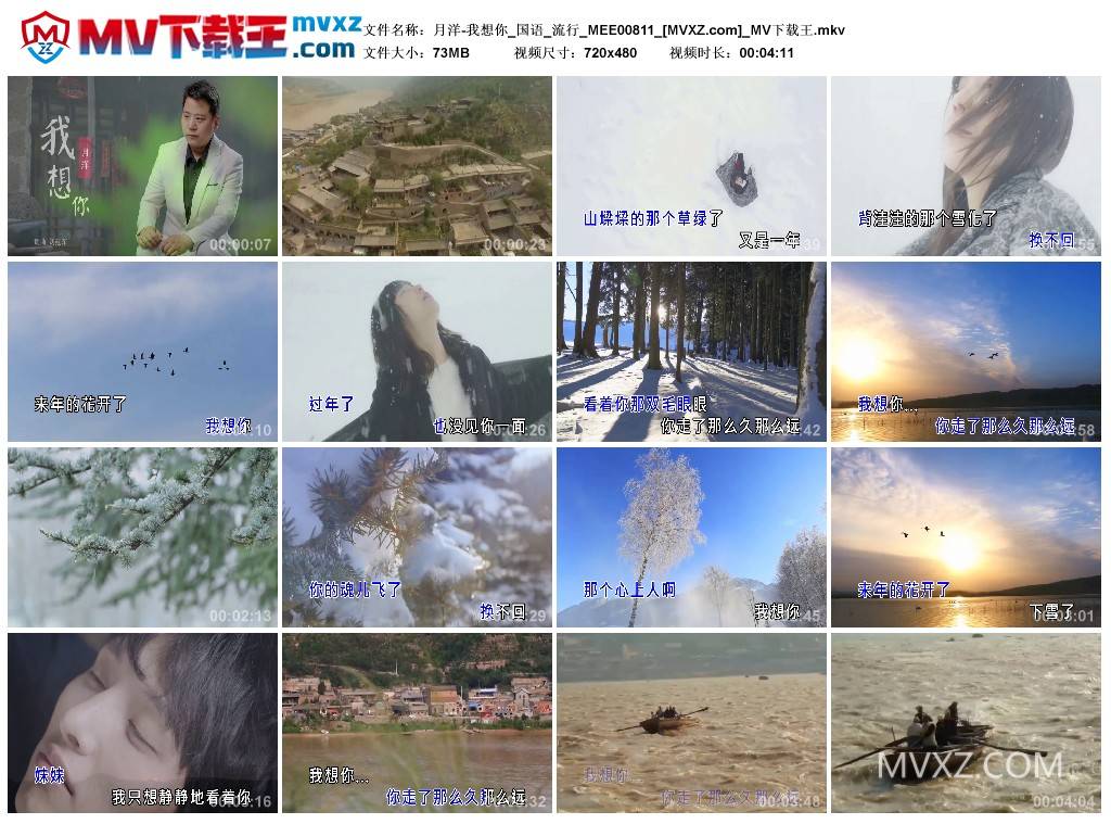 月洋-我想你_国语_流行_MEE00811